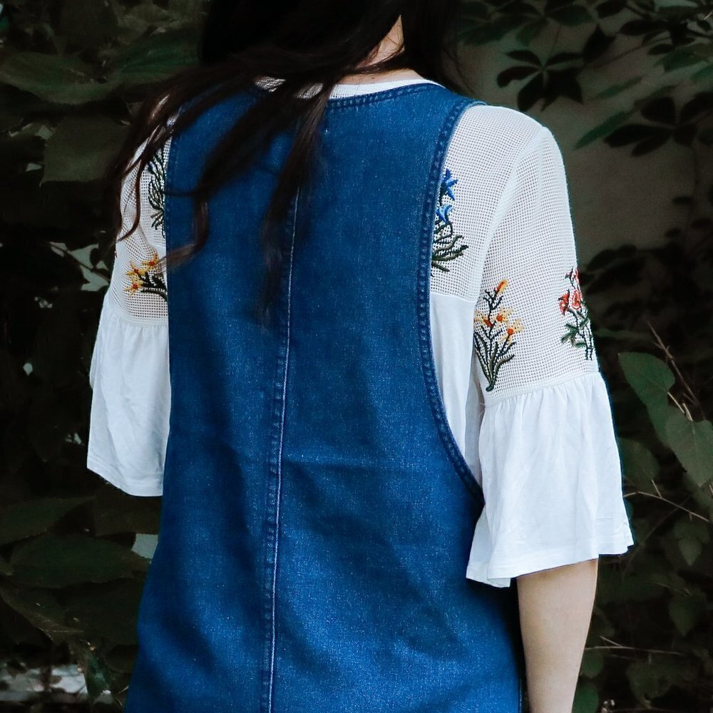 Studio JPR Floral White Top - Picture 3 of 3